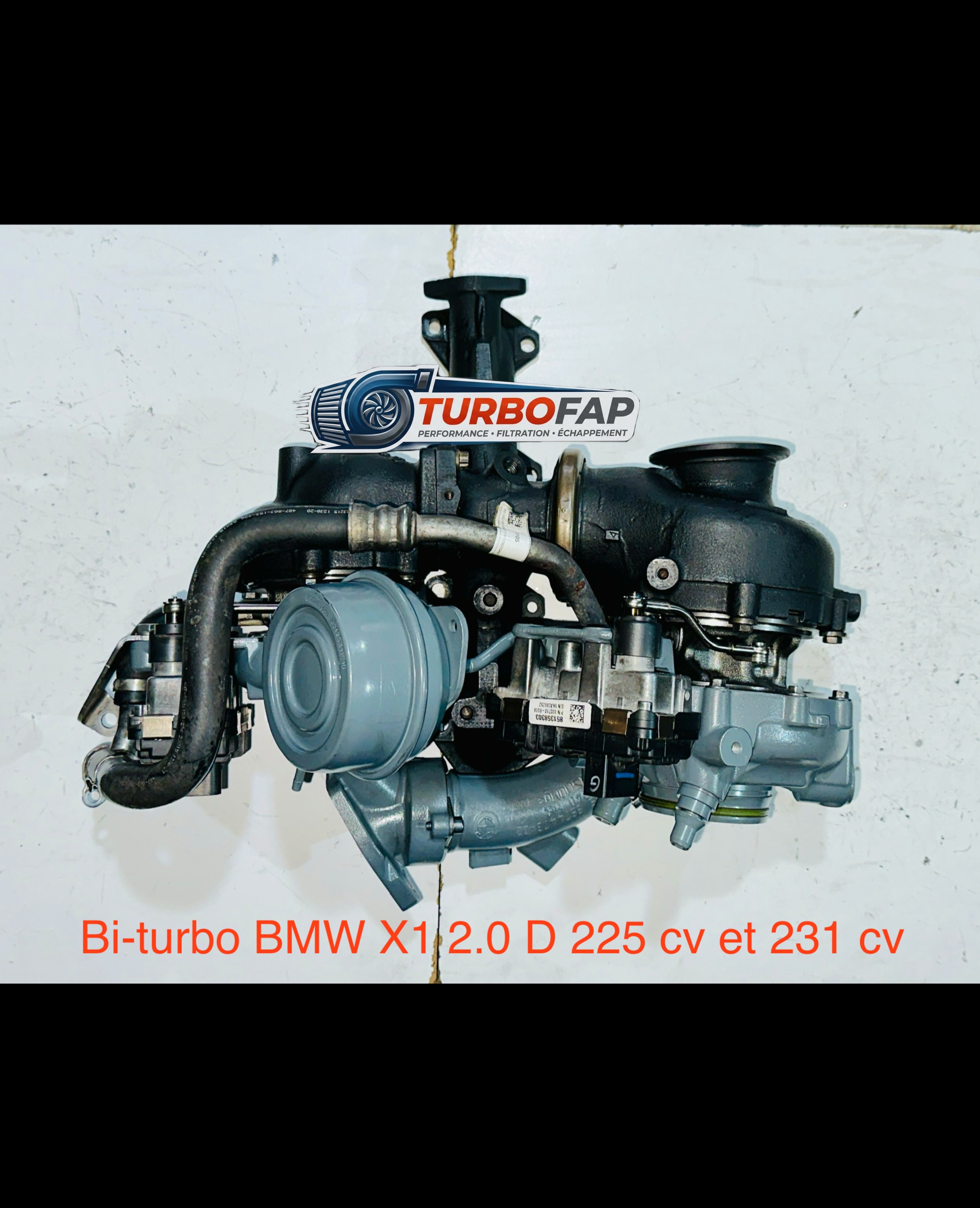 Bi-turbo BMW X1 ; 2.0 D 225 cv et 231 cv